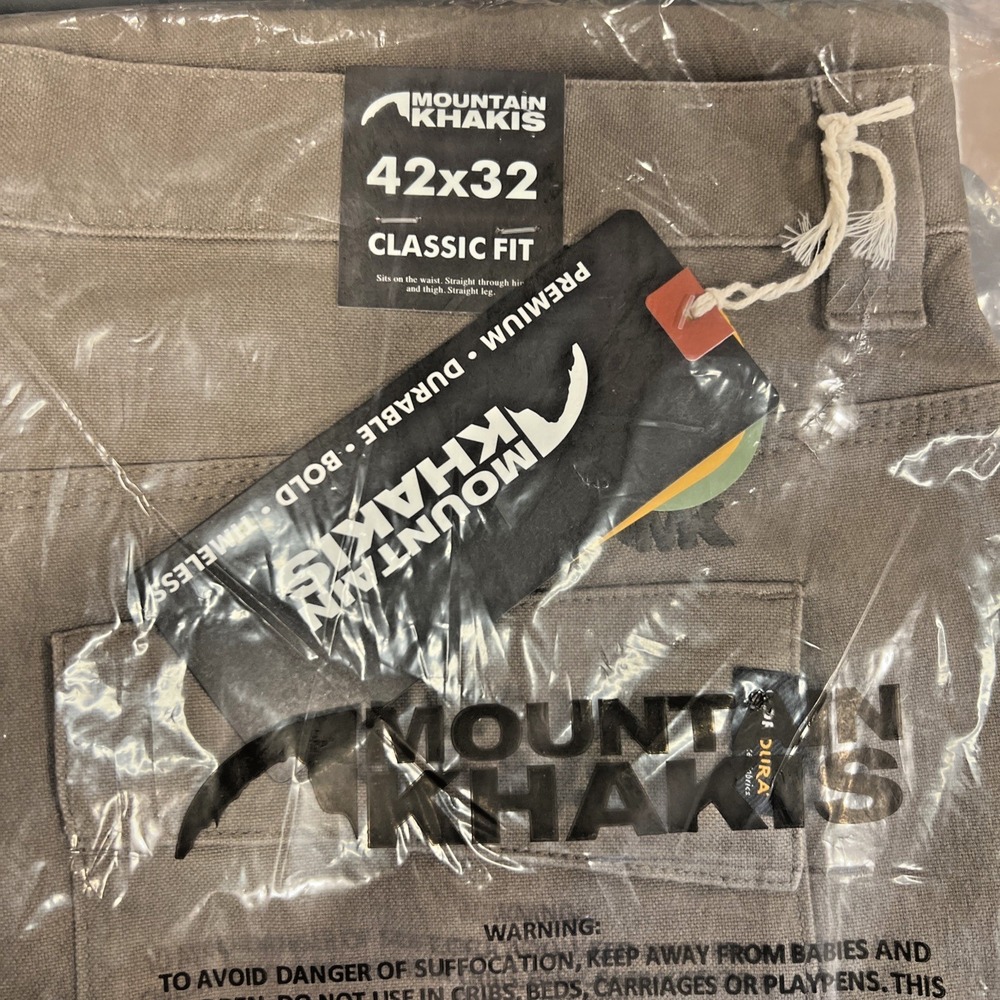 Mountain Khakis Highland Brush Pants 42x32 NWT Firma Cordura Reinforced Classic